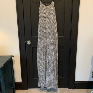 Blue & White Maxi Dress